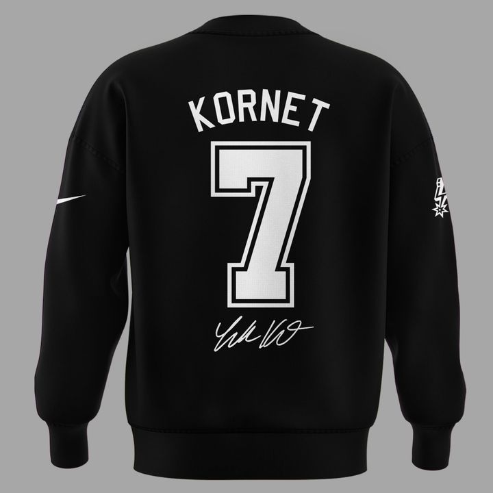 Limited edition sweatshirt "Luke Kornet" San Antonio Spurs 2025.