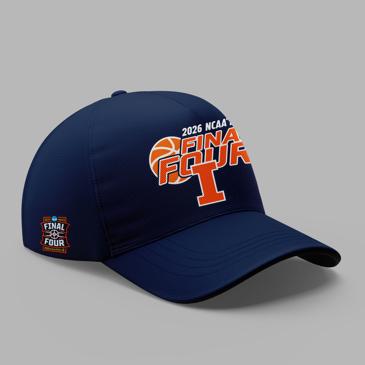 12.Illinois Fighting Illini 2026 NCAA Men's Basketball Tournament March Madness Final Four T-Shirt