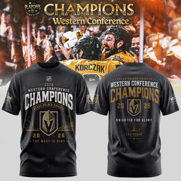 4. Vegas Golden Knights 2026 Western Conference Champions T-Shirt
