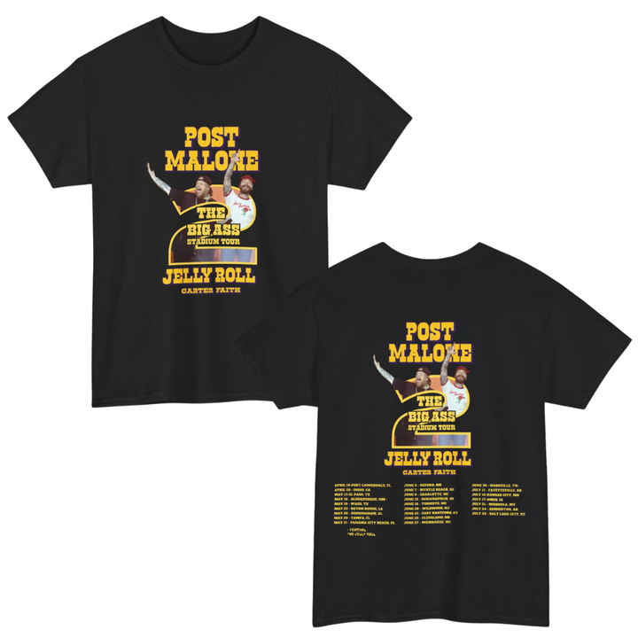 Perfect THE BIG ASS Stadium Tour Part 2 - Post Malone T-Shirt