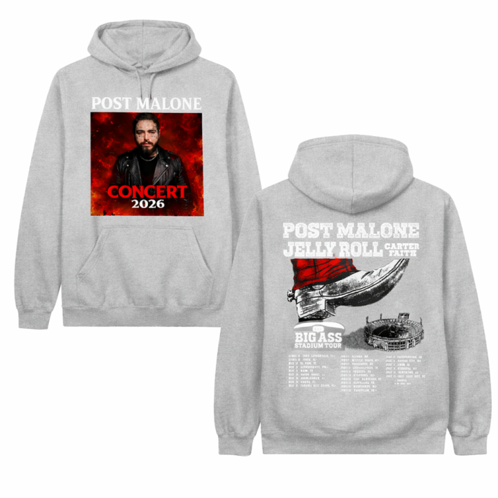 Perfect Edition Hoodie Post Malone - THE BIG ASS Stadium Tour Part 2 Hoodie