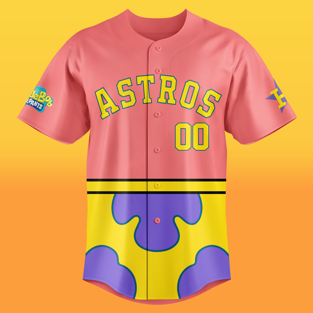 Houston Astros SpongeBob Night 2026 Jersey Custom Name and Number