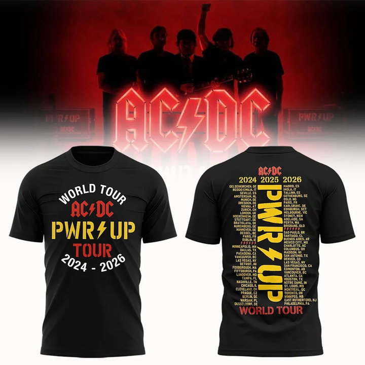 05.36. Limited Shirt 2026 AC/DC North America - Power Up Tour 2026 T-Shirt