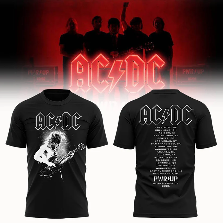 05.40. Exclusive AC/DC North America - Power Up Tour 2026 T-Shirt