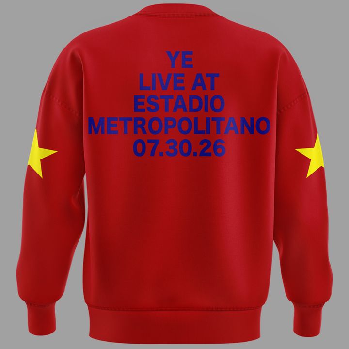 2026 Ye Live Concert Tour - SPAIN MADRID SWEATSHIRT