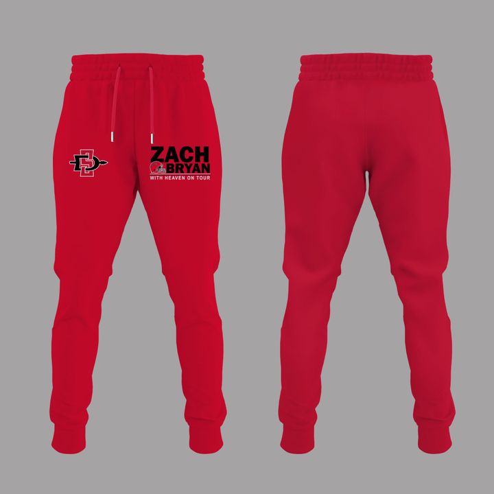 01. Zach Bryan x San Diego State Football - With Heaven On Tour 2026 T-Shirt
