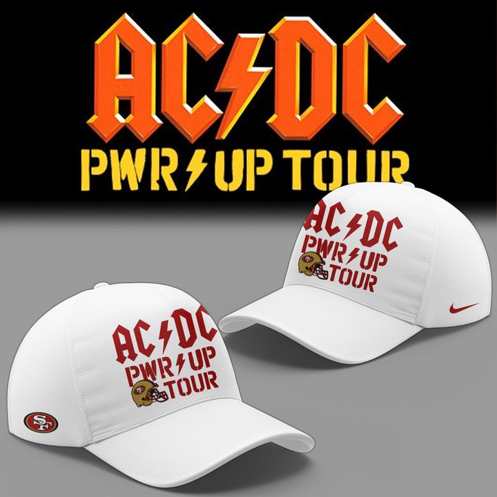 01.16. White Shirt AC/DC x San Francisco 49ers - Power Up Tour 2026 T-Shirt