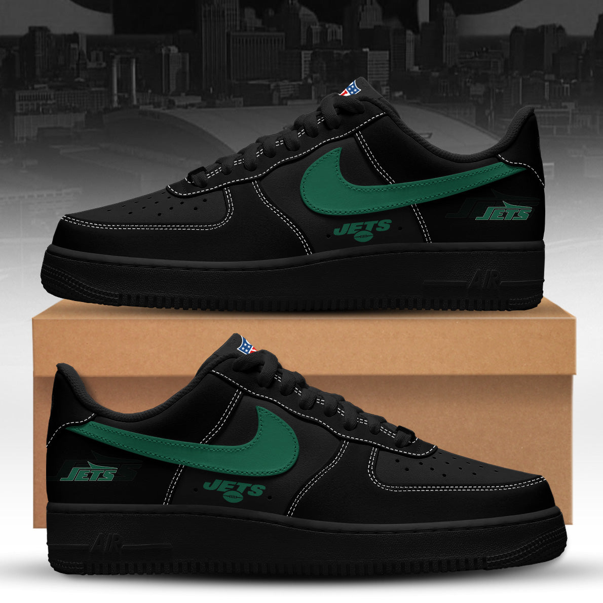 NYJ Blackout Edition Shoes