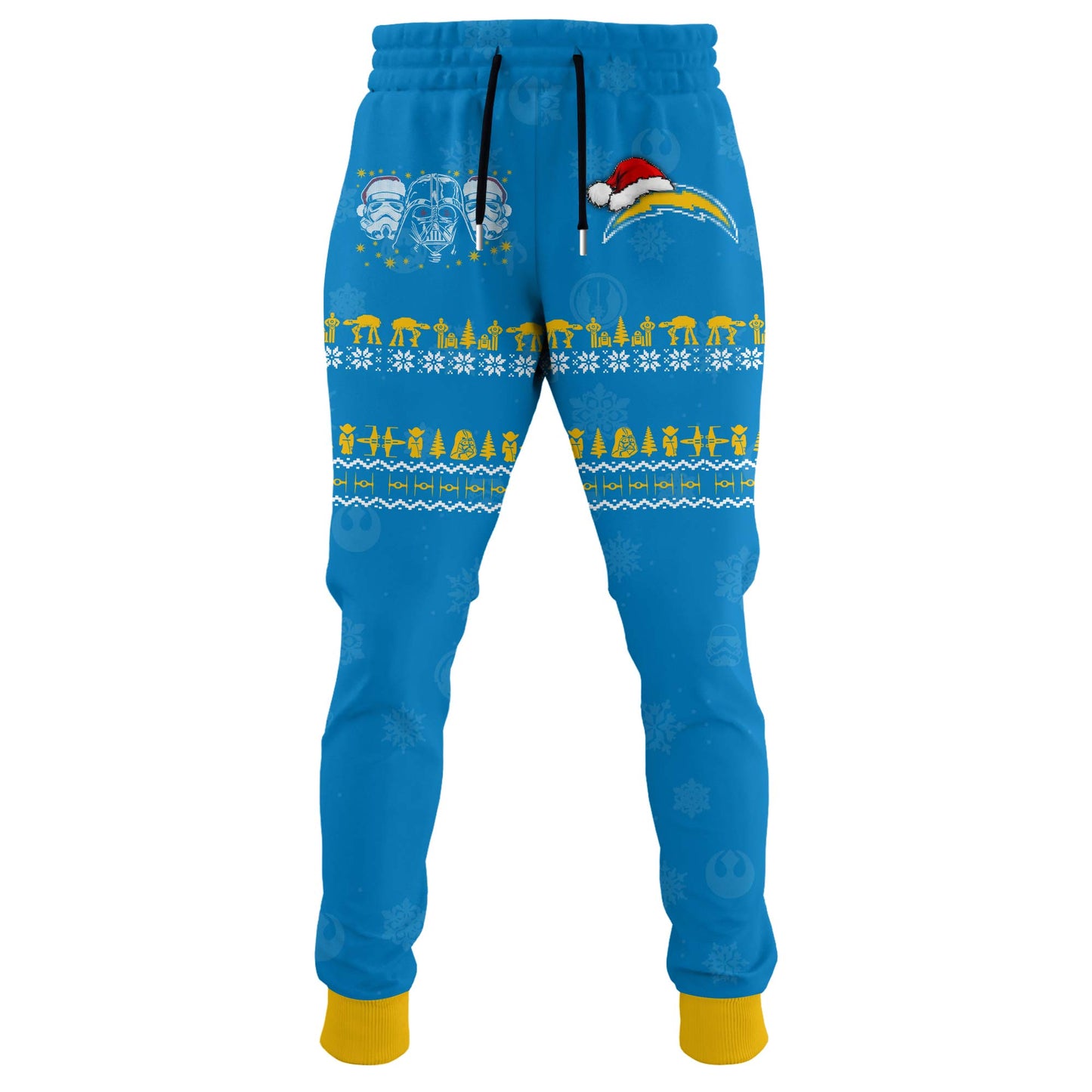 Unisex Chargers Merry Christmas The Force Edition Hoodie