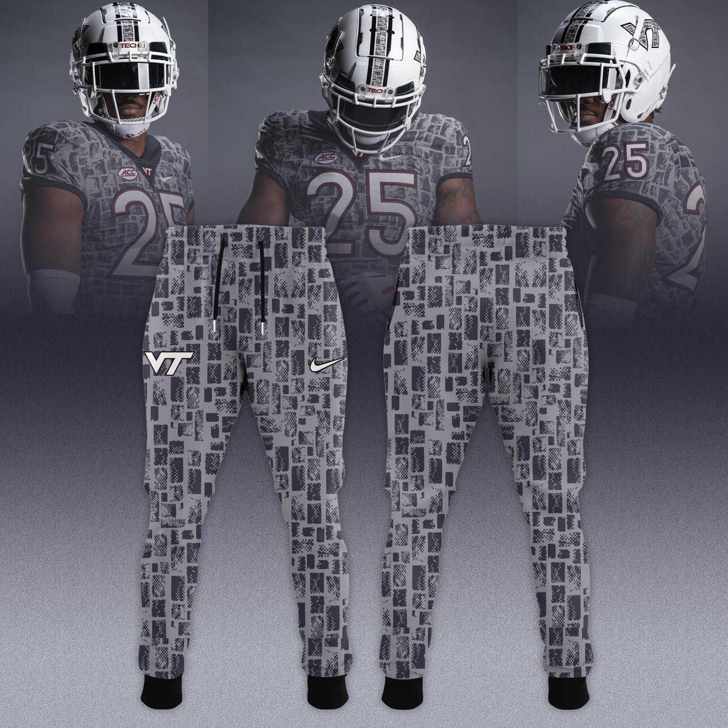 Virginia Tech Hokies 2025 Gray Camo Limited Edition Hoodie