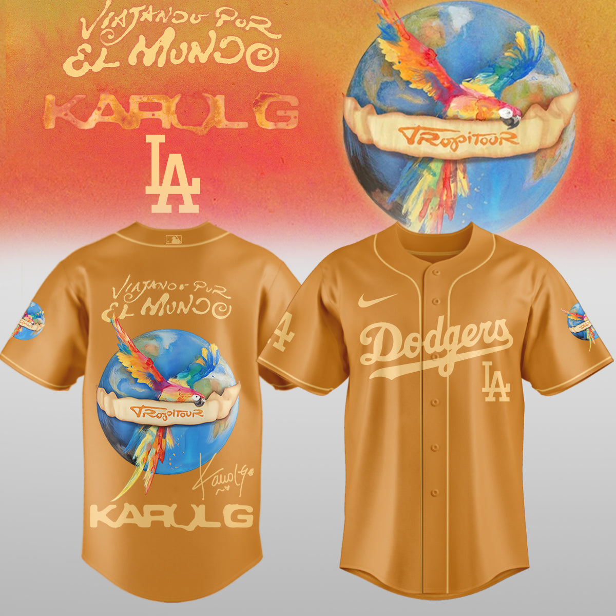 Karol G x MLB – Nos Vamos de Tour JERSEY (All Team) 2