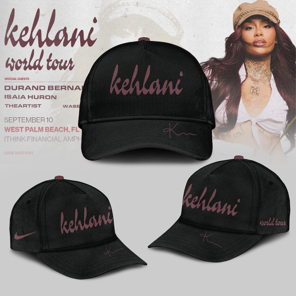 Kehlani World Tour 2026 Limited Edition Signature – Tshirt