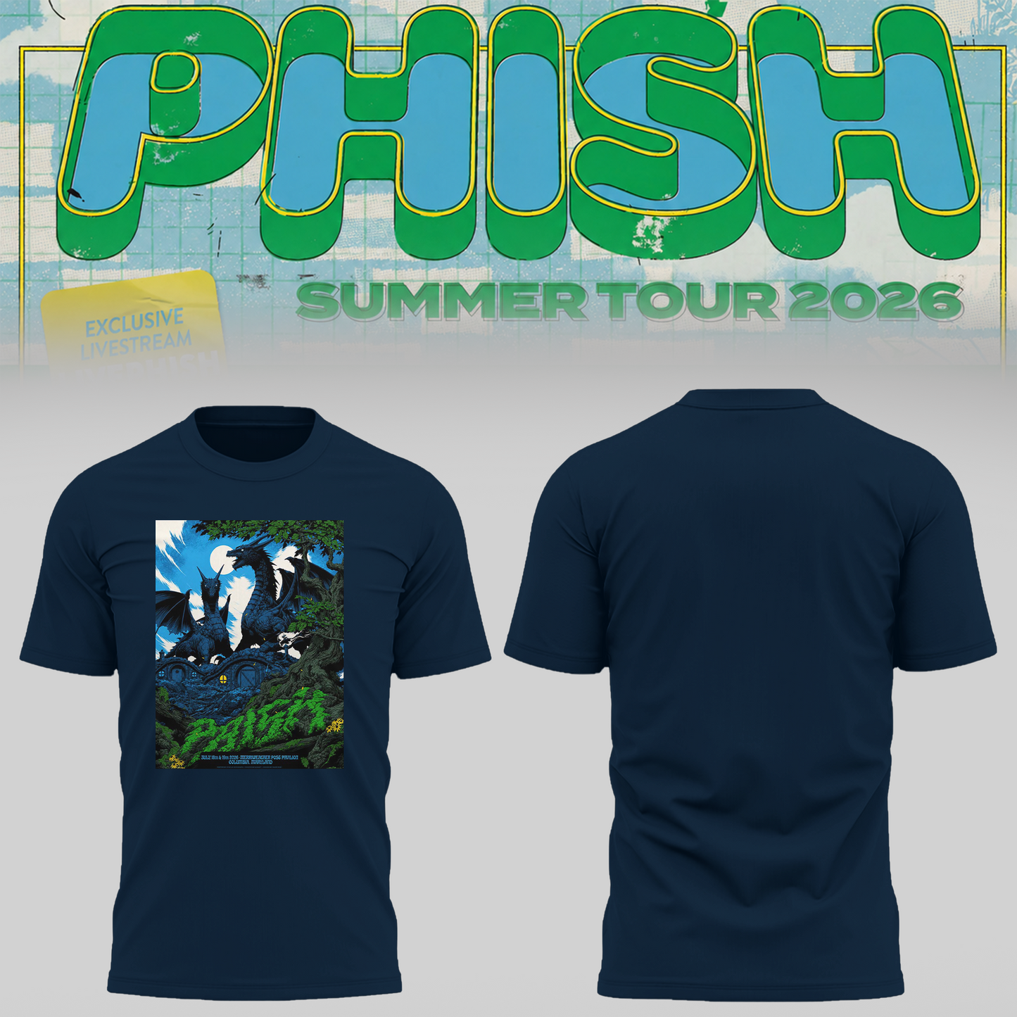 Limited Edition Summer Tour 2026 🎸🐠 Shirt 5