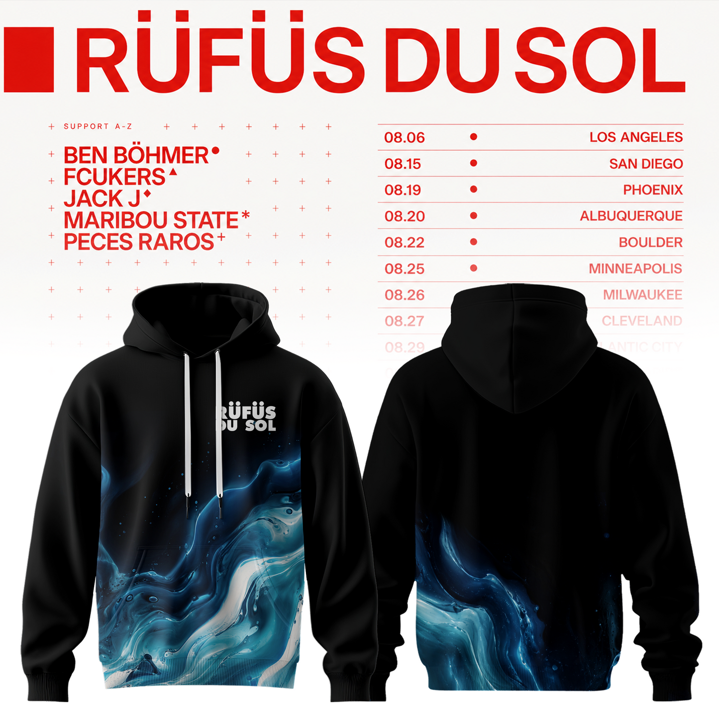 RÜFÜS DU SOL 2026 Tour Merchandise