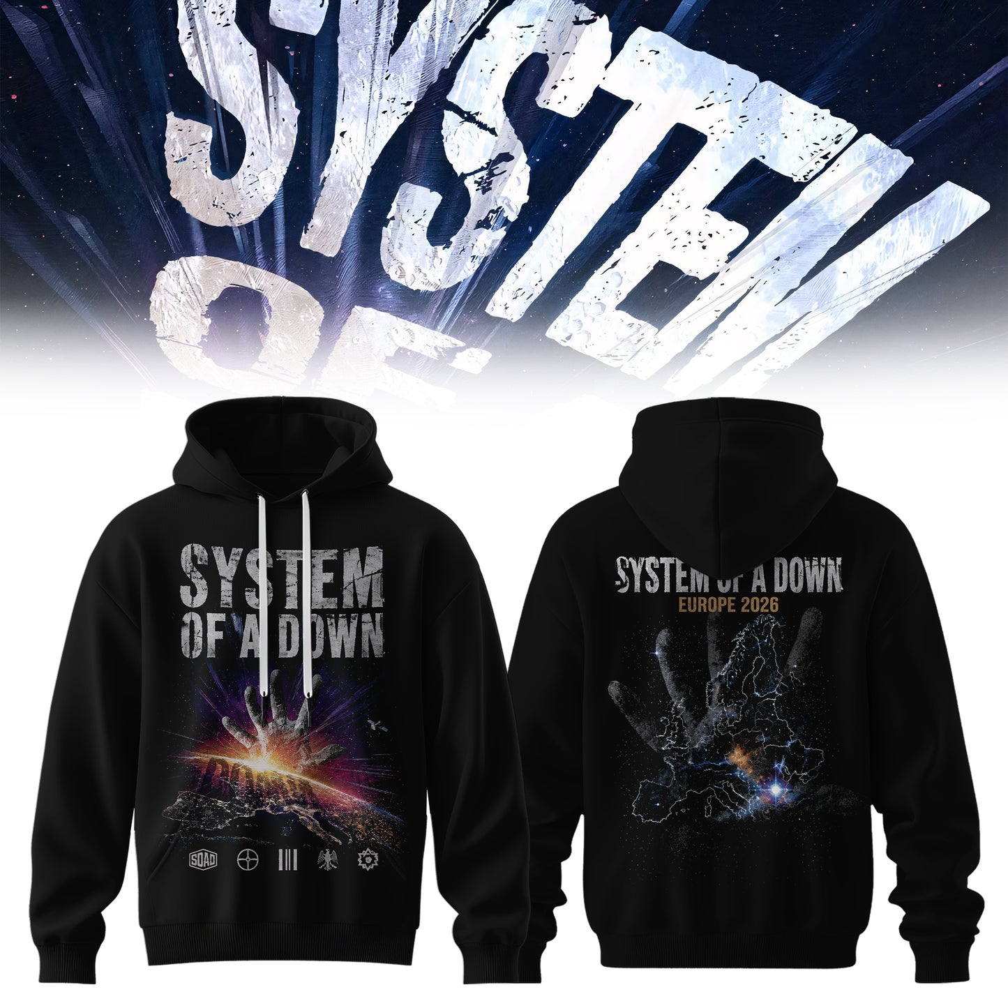 .SYSTEM OF A DOWN – 2026 COLLECTION HOODIE