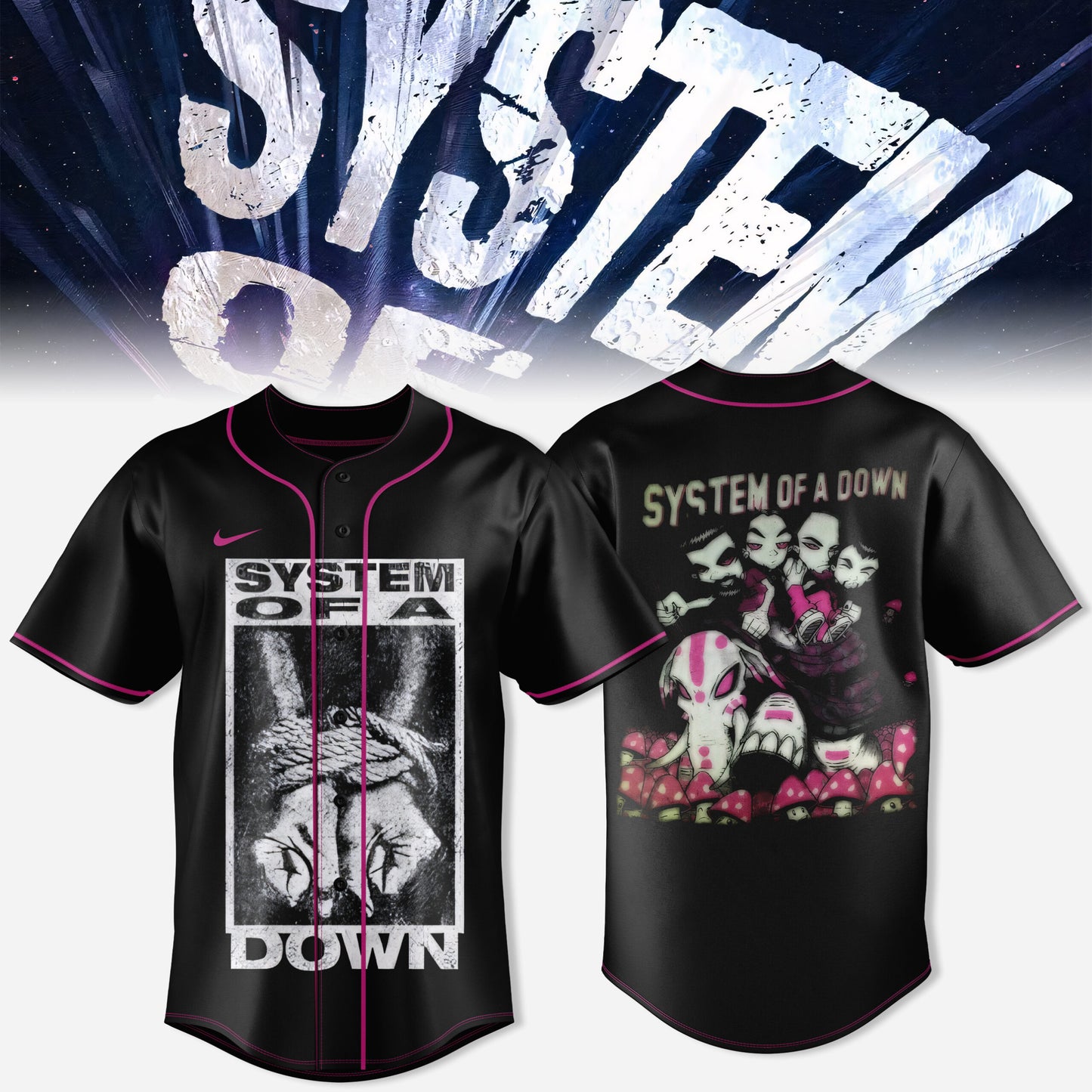 .SYSTEM OF A DOWN – 2026 COLLECTION JERSEY