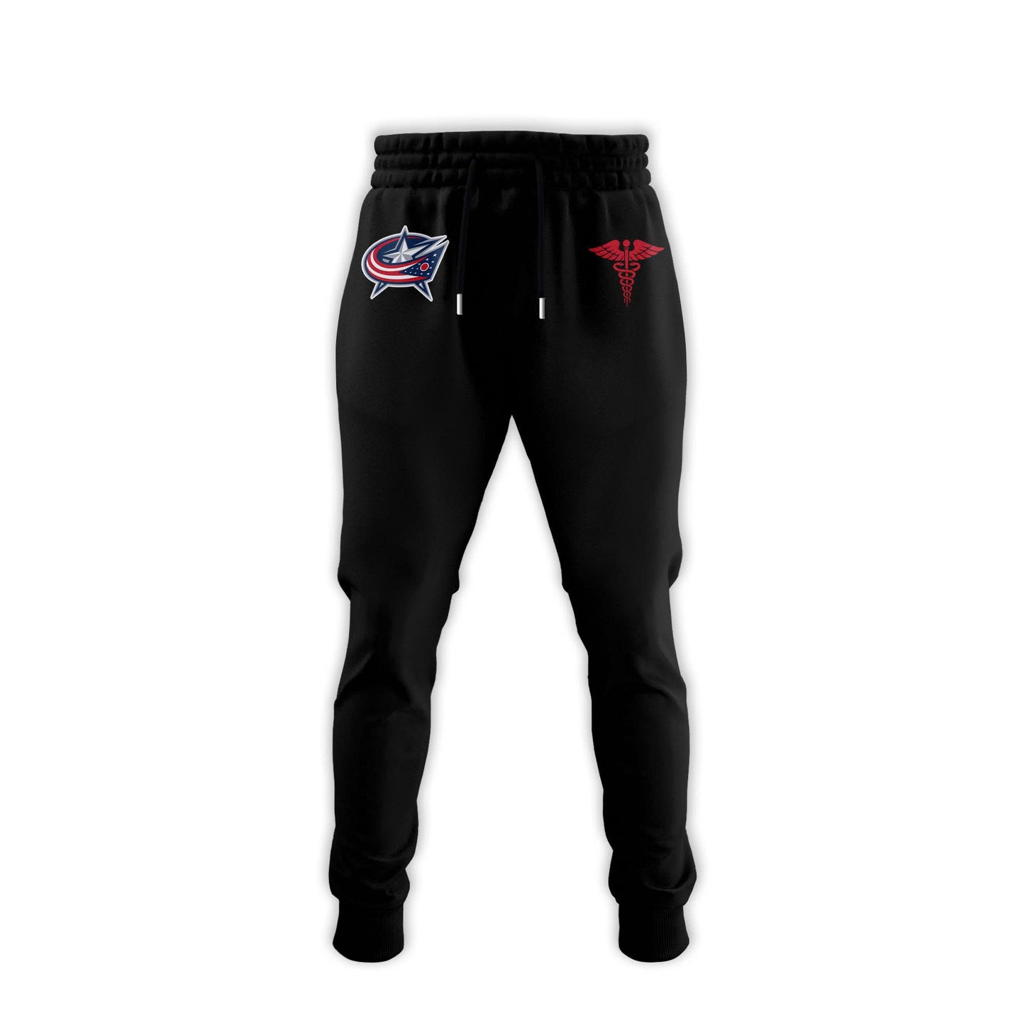 2026 Columbus Blue Jackets Healthcare Appreciation Night Limited Edition Hoodie, Jogger And Cap Outfit Black