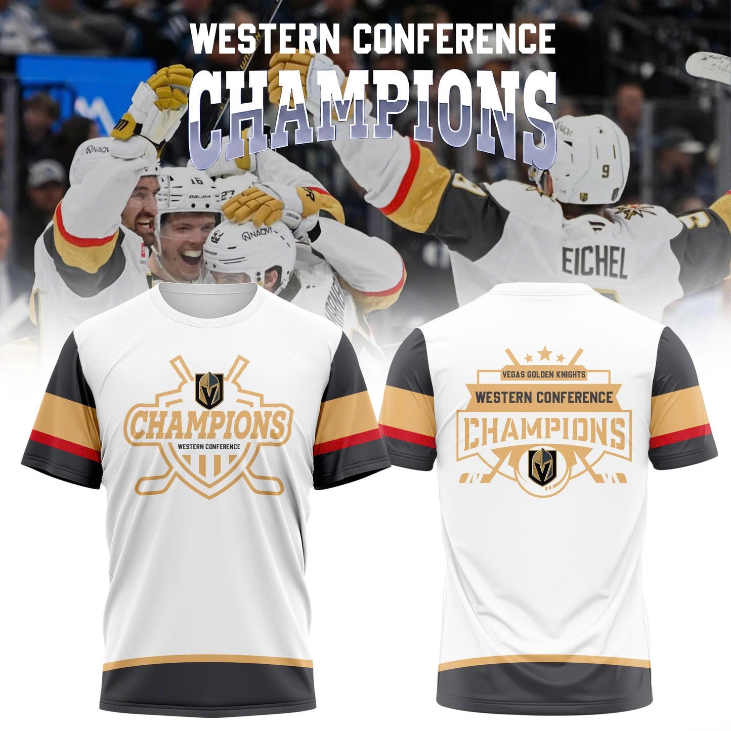 .Western Conference Champions 25–26 Hockey Tee