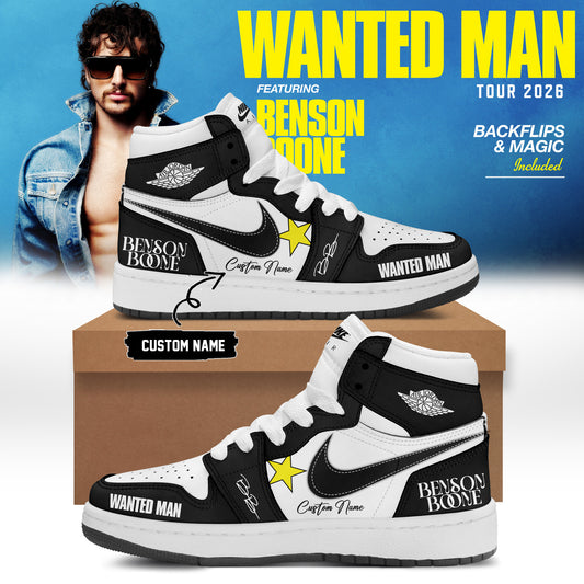 Benson Boone Wanted Man signed Shoes 26