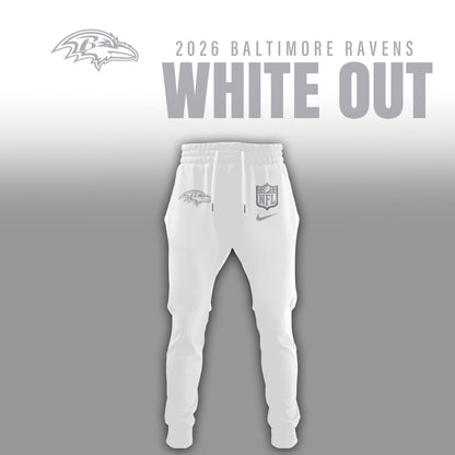 Baltimore Ravens 2026 White Out Limited Edition Shirt