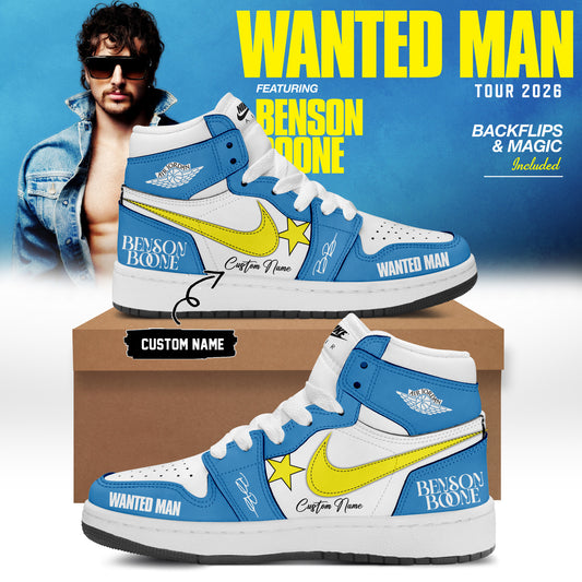 Benson Boone Wanted Man signed Shoes 21