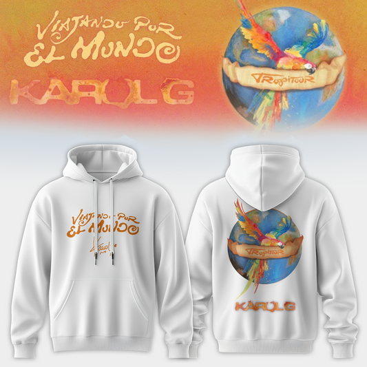 Karol G VIAJANDO POR EL MUNDO TROPITOUR Hoodie