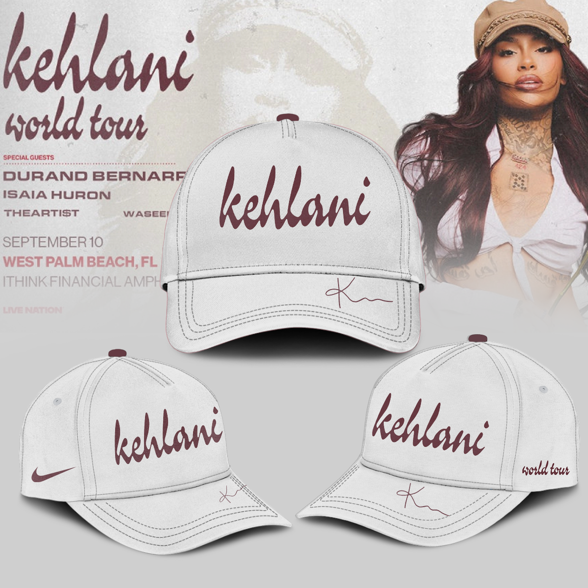 Kehlani World Tour 2026 Limited Edition Signature – Tshirt