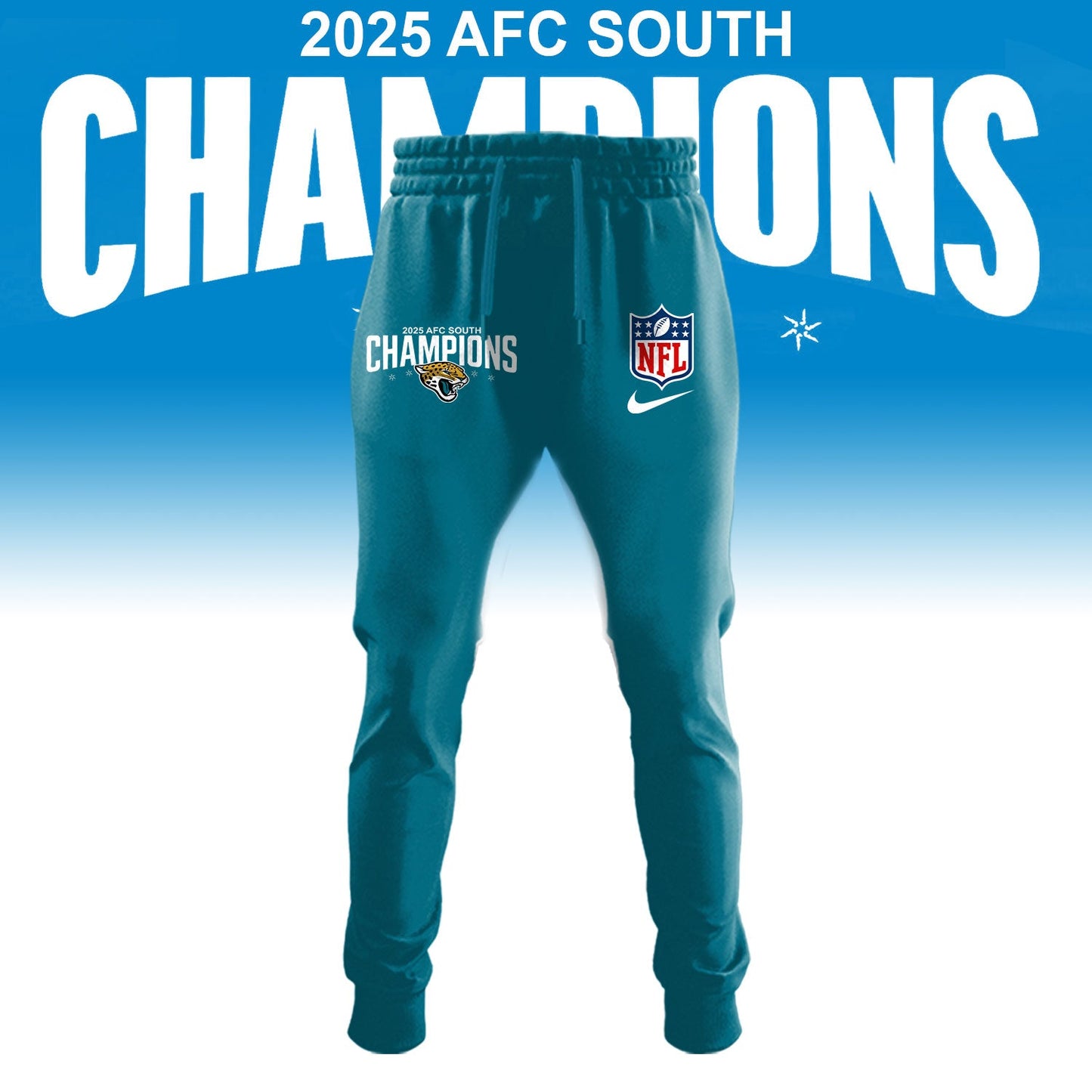 Jacksonville Jaguars 2025 AFC South Division Champions Limited Edition Shirt