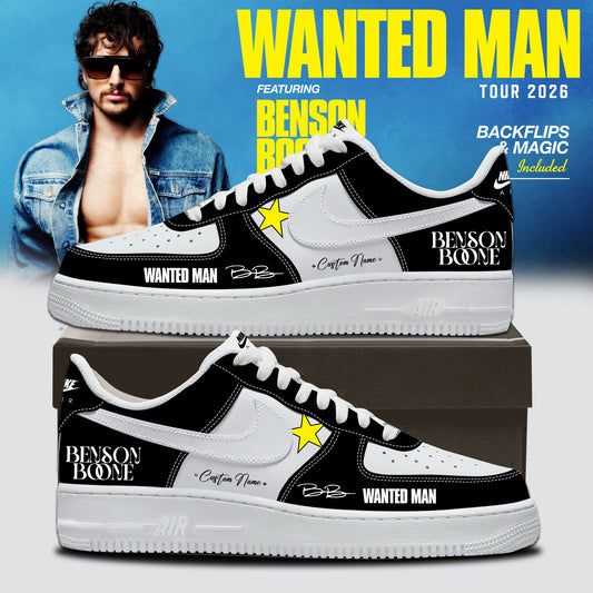 Benson Boone Wanted Man signed Shoes 26