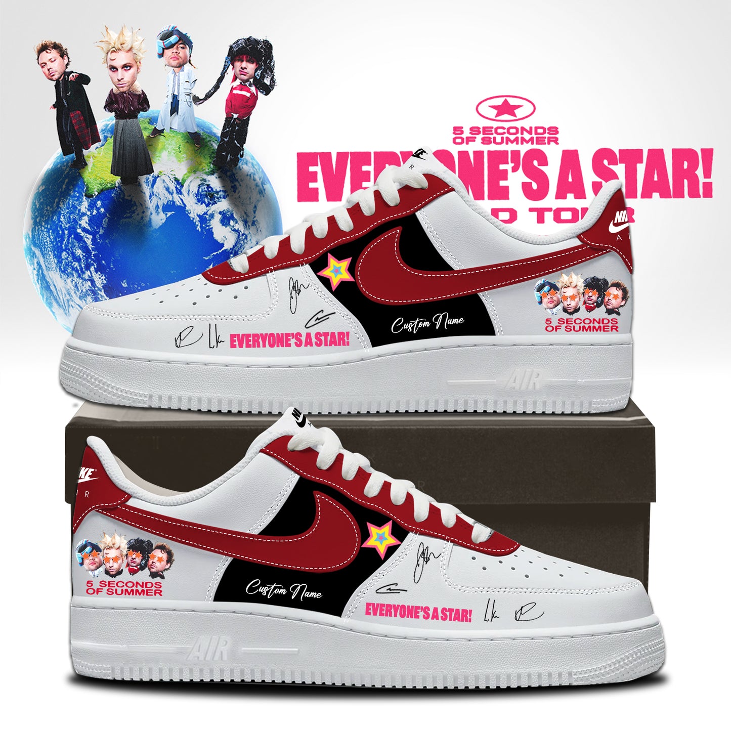 5SOS EVERYONE’S A STAR! World Tour Shoes 3