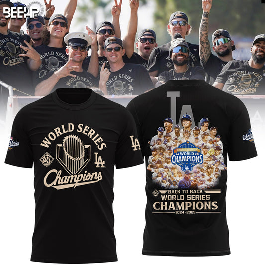 LA Dodgers 2025 World Series Champions Limited Edition Combo T-Shirt