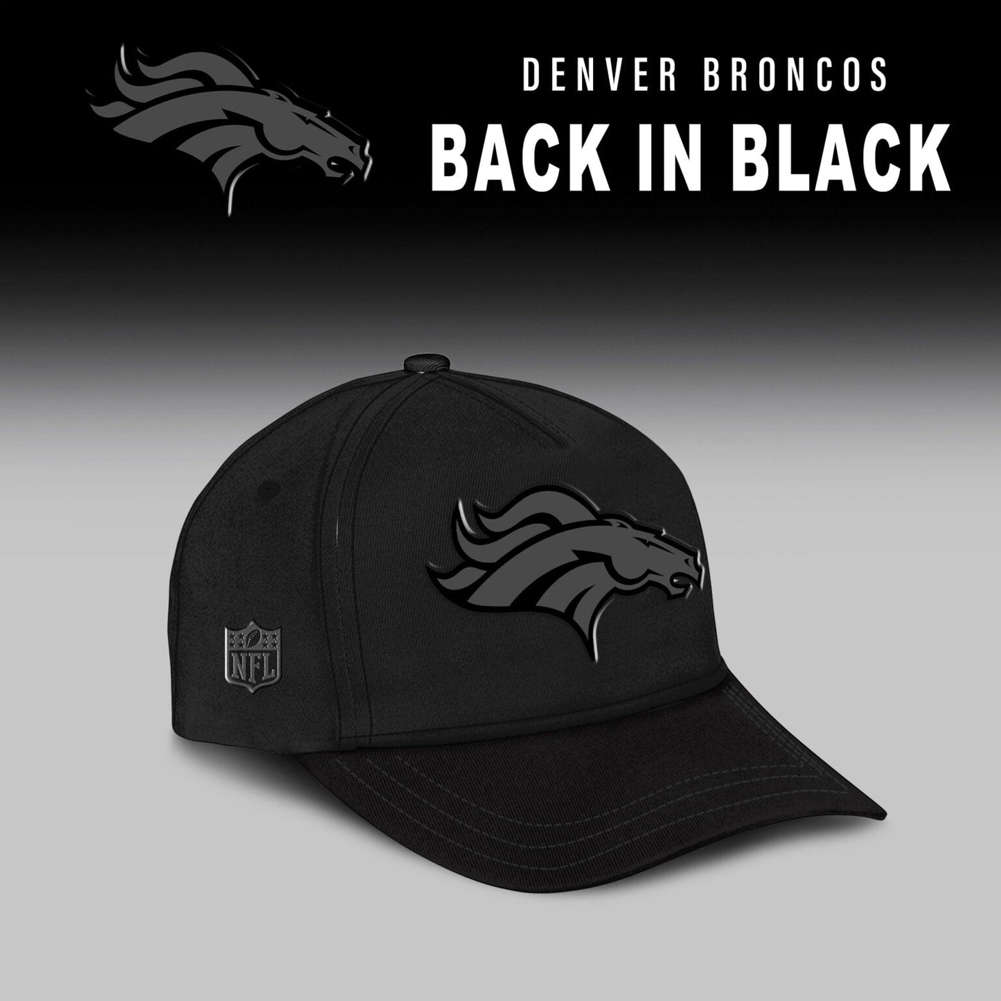 Denver Broncos 2026 Back In Black Limited Edition Quarter Zipper Hoodie