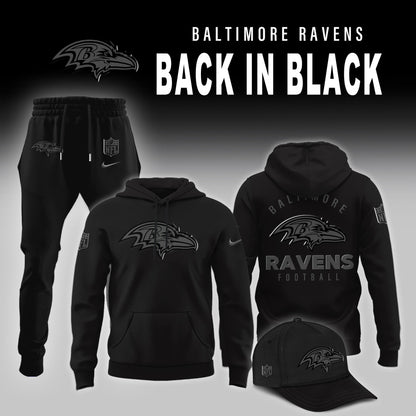 Baltimore Ravens 2026 Back In Black Limited Edition Hoodie