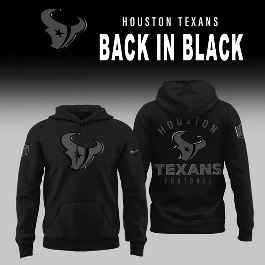 Houston Texans 2026 Back In Black Limited Edition Hoodie
