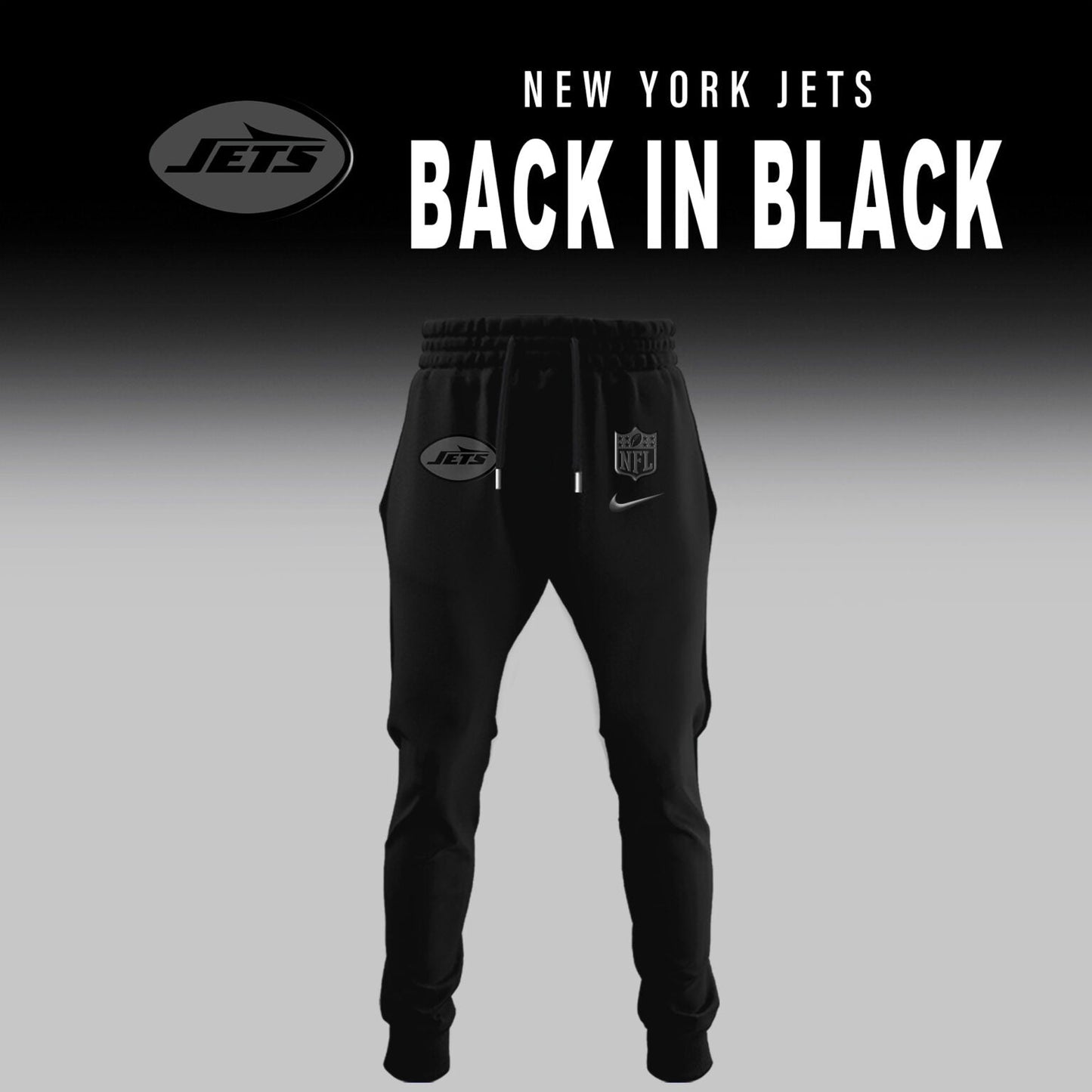 New York Jets 2026 Back In Black Limited Edition Hoodie