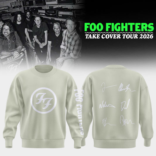 .Foo Fighters ”Take Cover Tour 2026” Limited Edition Signature - Sweatshirt