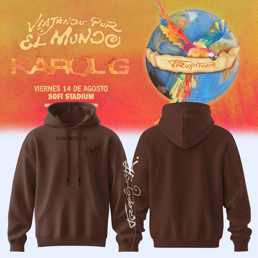 Karol G VIAJANDO POR EL MUNDO TROPITOUR Hoodie