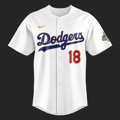 Los Angeles Dodgers Yoshinobu Yamamoto 2026 Gold Collection Jersey