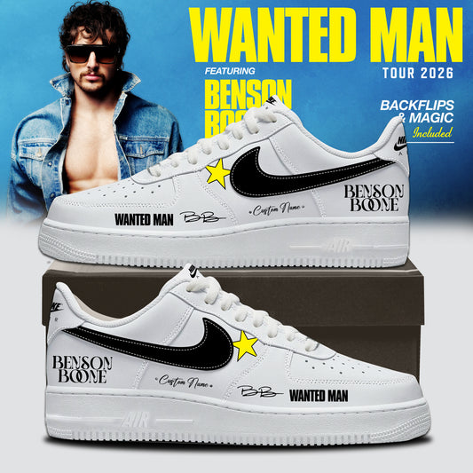 Benson Boone Wanted Man signed Shoes 25