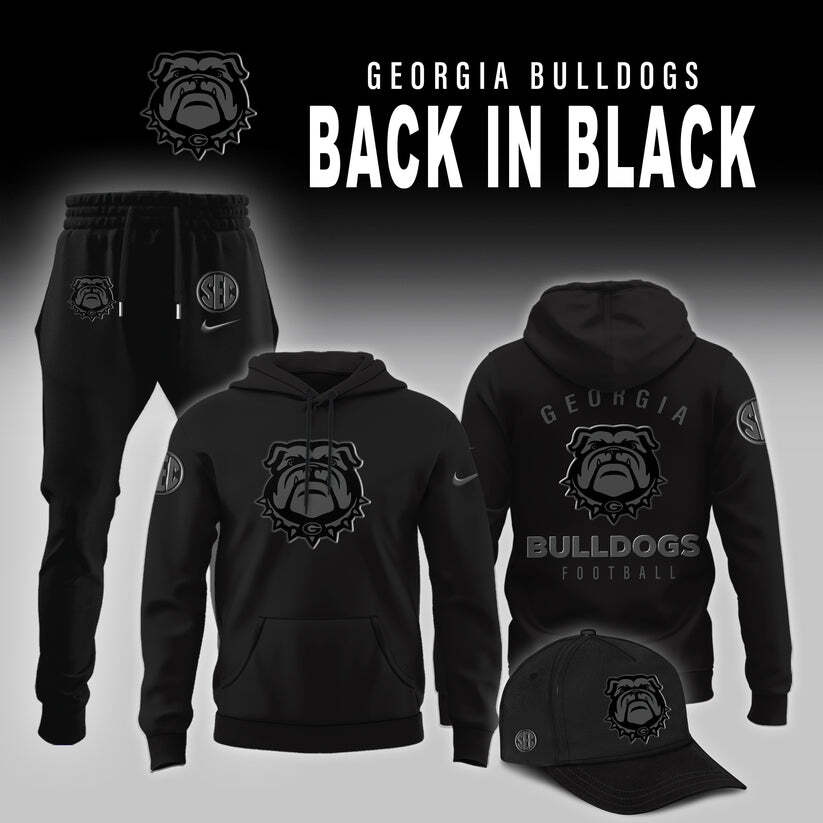 Georgia Bulldogs 2026 Back In Black Limited Edition Hoodie