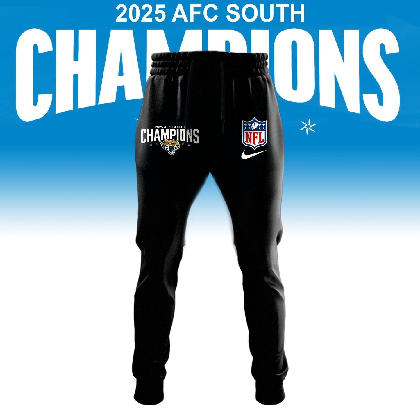Jacksonville Jaguars 2025 AFC South Division Champions Limited Edition Shirt