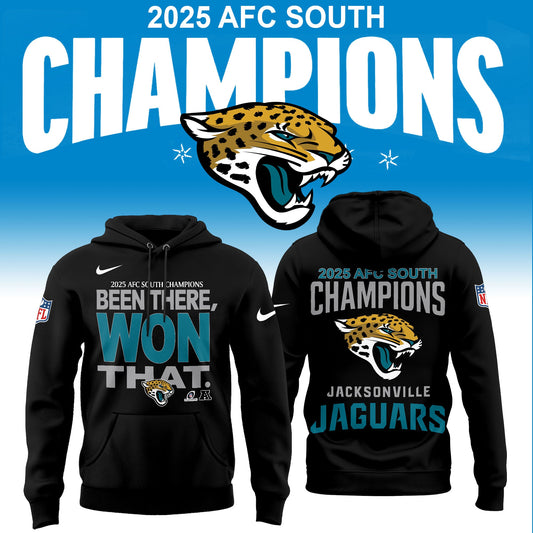 Jacksonville Jaguars 2025 AFC South Division Champions Limited Edition Shirt