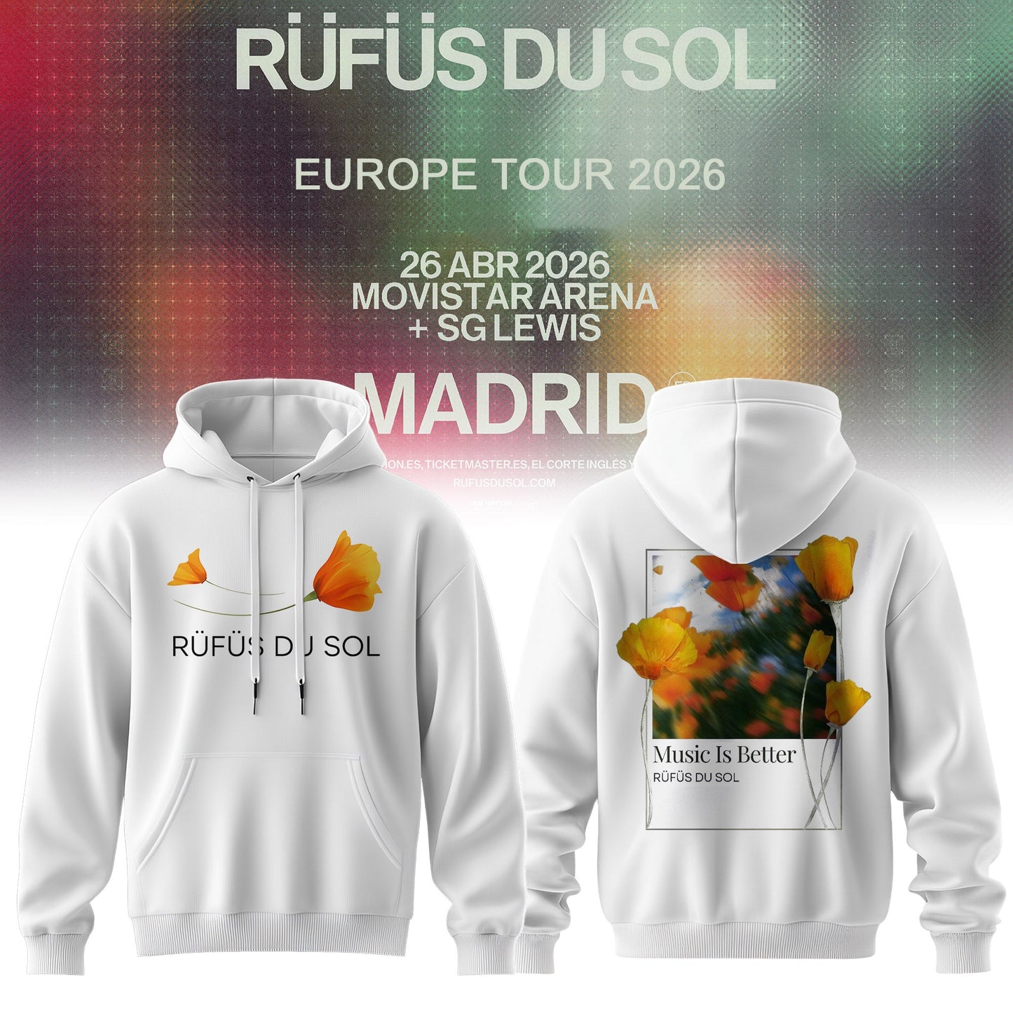 RÜFÜS DU SOL 2026 Tour Merchandise