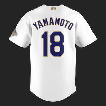 Los Angeles Dodgers Yoshinobu Yamamoto 2026 Gold Collection Jersey