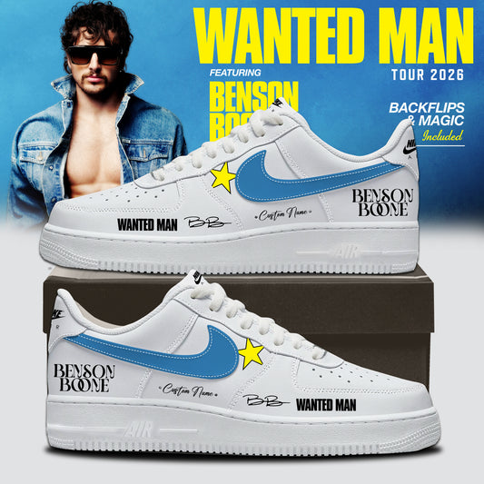 Benson Boone Wanted Man signed Shoes 24