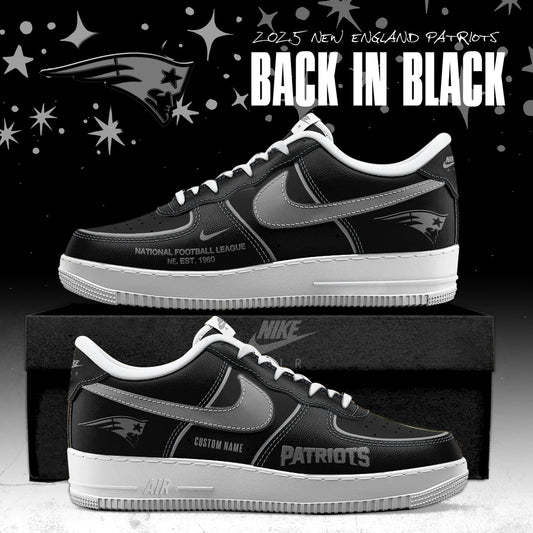 New England Patriots – 2025 Back In Black Limited Edition AF1