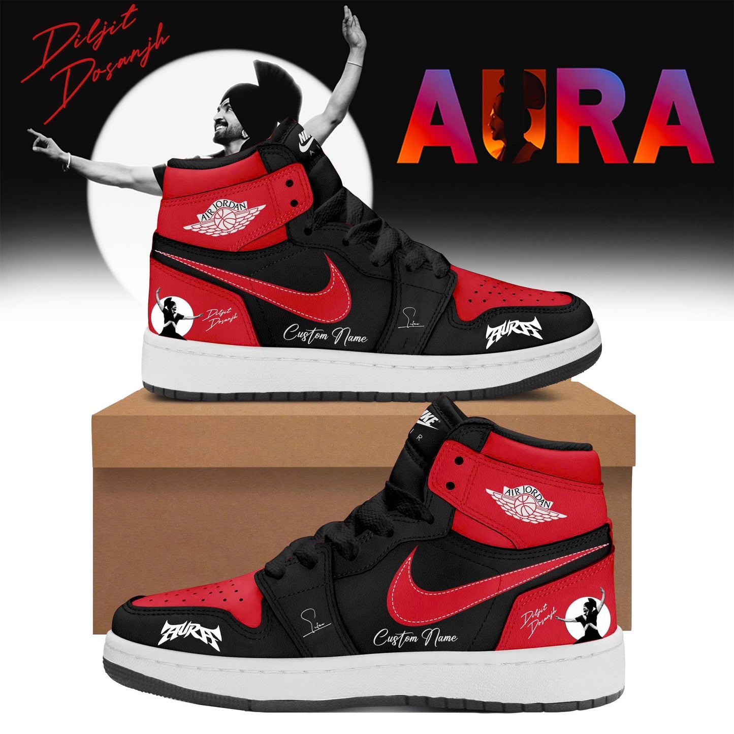 Diljit Dosanjh ”AURA World Tour” Shoes 19