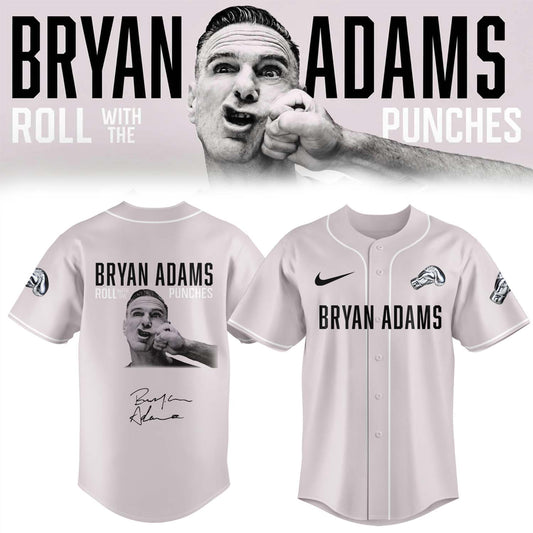 ,,,.Bryan Adams “Roll With The Punches” Tour 2026 Limited Edition Signature – Jersey