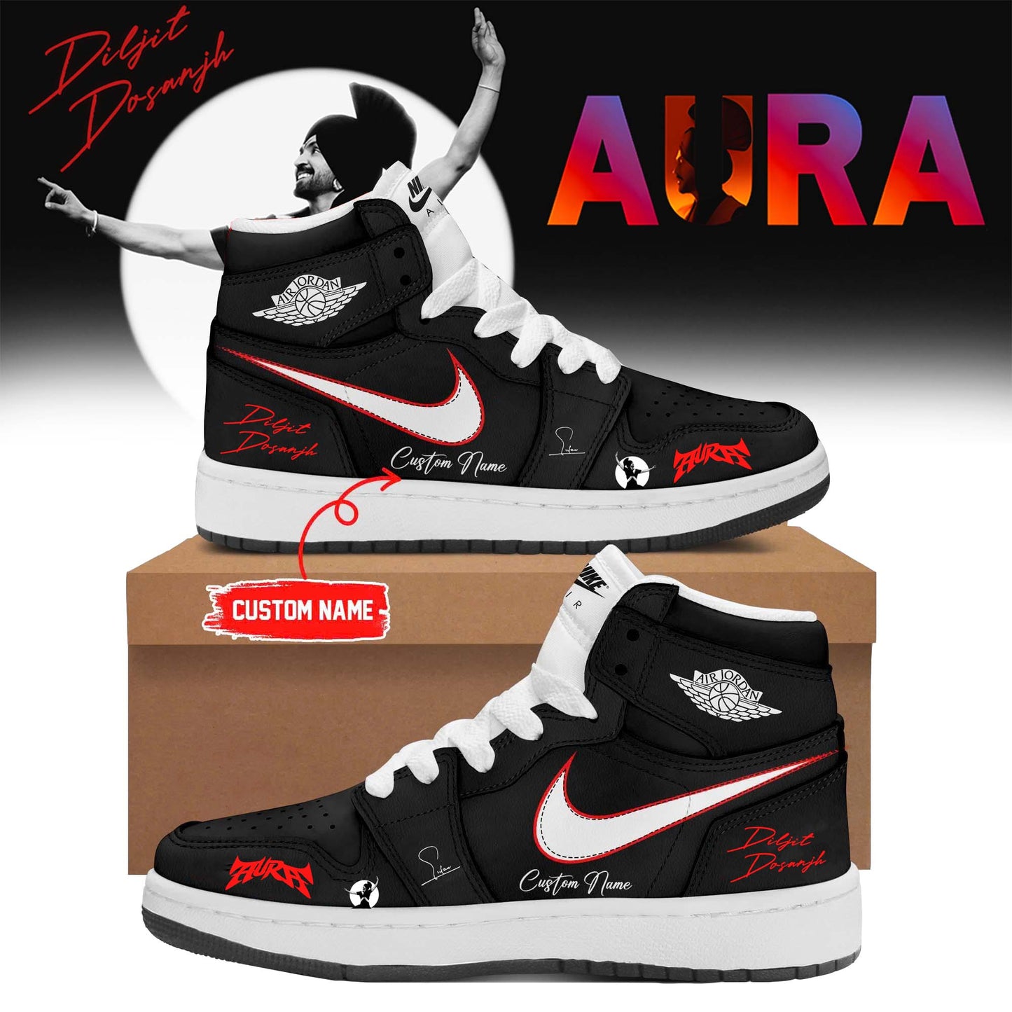 Diljit Dosanjh ”AURA World Tour” Shoes 21