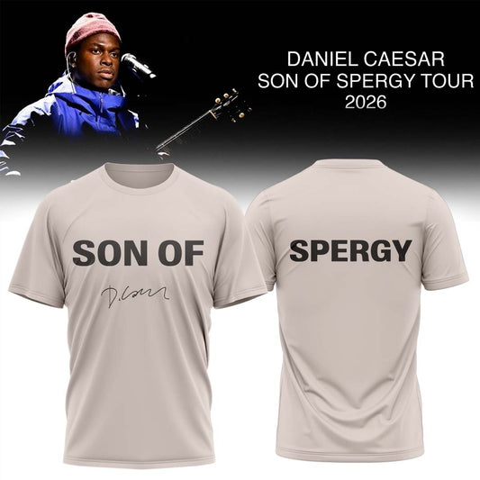 Daniel Caesar’s Son of Spergy Tour Signed TShirt
